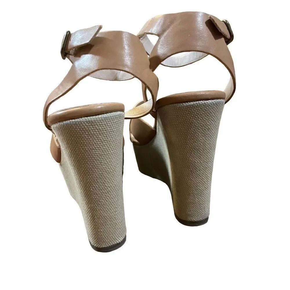 Steve Madden Orlena Tan Wedges size 11‎